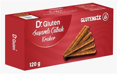 Dr. Gluten Glutensiz Susamlı Çubuk Kraker