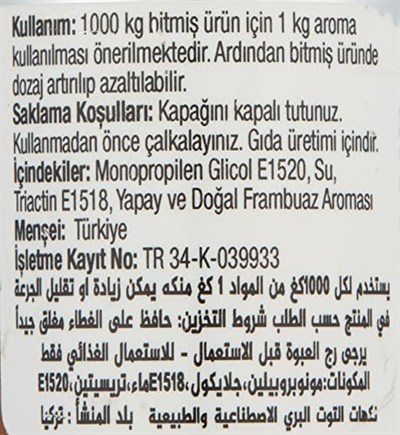 Dr.Gusto Aroma Verici Frambuaz 40 Gr