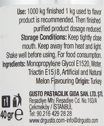 Dr.Gusto Aroma Verici Kavun 40 Gr