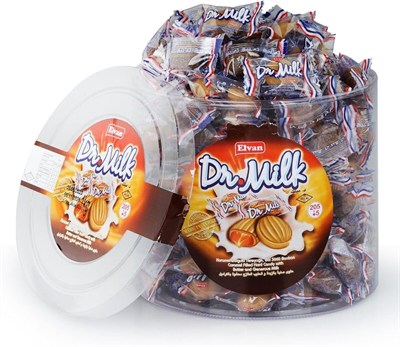 Dr. Milk Karamelli Şeker 1000 gr Silindir