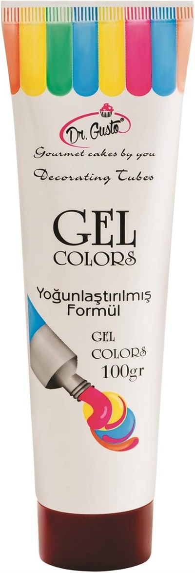 Dr.Gusto Jel Gıda Boyası 100 Gr Tüp Siyah