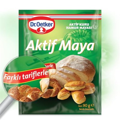Dr. Oetker Aktif Kuru Maya 90Gr