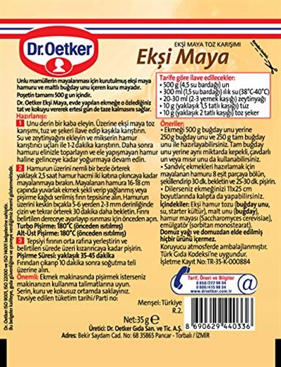 Dr. Oetker Ekşi Maya 35Gr 5li paket