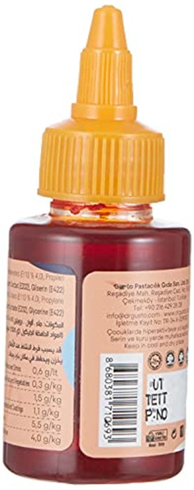 Dr.Gusto Su Bazlı Likit Gıda Boyası 60 Gr Turuncu