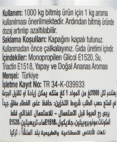 Dr.Gusto Aroma Verici Ananas 40 Gr