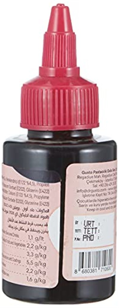 Dr.Gusto Su Bazlı Likit Gıda Boyası 60 Gr Pembe