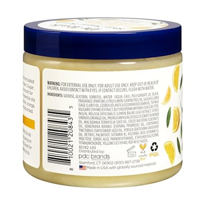 DR.Teals Prebiotic Lemon Balm Shea Sugar Scrub Vücut Peelingi 538GR
