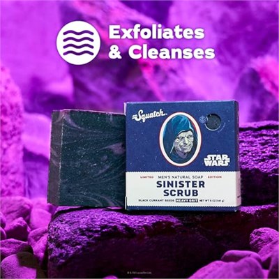 Dr. Squatch Dr.Squatch Sinister Scrub Erkek Sabunu 141Gr