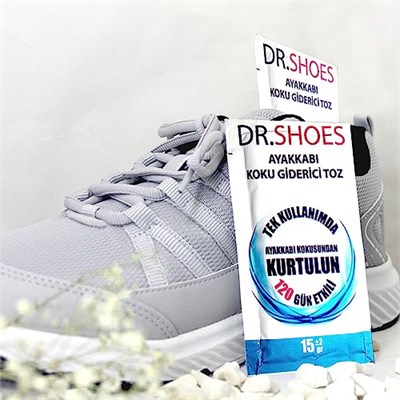 DR.SHOES 3 Adet Ayak Koku Giderici - Ayakkabı Koku Giderici Toz 120 Gün Etkili - DR.SHOES ile Ayak Kokusuna Elveda Deyin