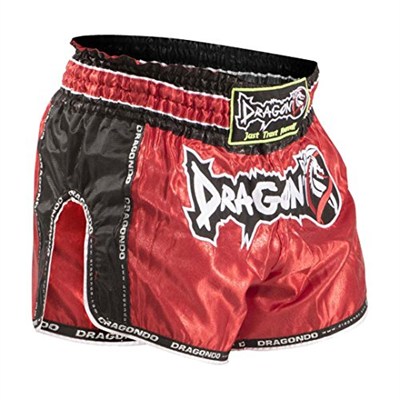 Dragon Do Muay Thai Şort Retro - Kickboks, Muay Thai, MMA Eğitimi için Tasarlandı - Maksimum Esneklik