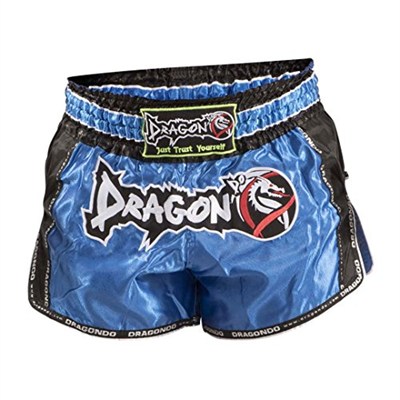 Dragon Do Muay Thai Şort Retro - Kickboks, Muay Thai, MMA Eğitimi için Tasarlandı - Maksimum Esneklik