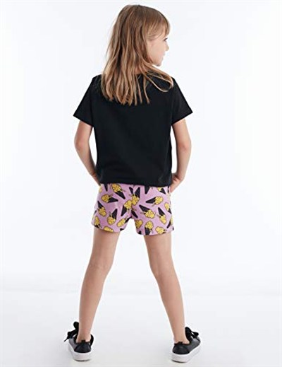 Dream Cream Kız Çocuk T-shirt Şort Takım