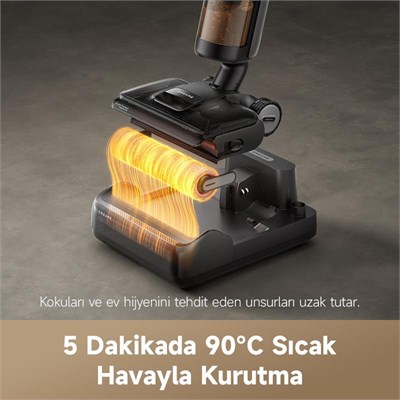 Dreame H12 Pro Flexreach Islak Ve Kuru Süpürge, 18.000 Pa Güçlü Vakum