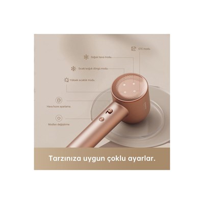 Dreame Hair Glory Saç Kurutma Makinesi Rose