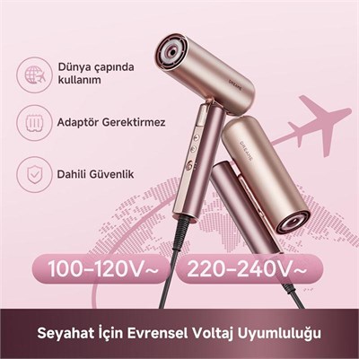 Dreame Pocket Aura Saç Kurutma Makinesi, Pembe