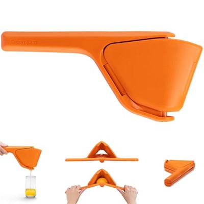 Dreamfarm Fluicer Katlanır Pratik 28cm Narenciye Sıkacağı, Turuncu