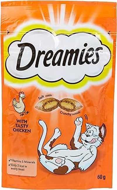 Dreamies Kedi Ödül Maması Karışık Paket 6x60gr