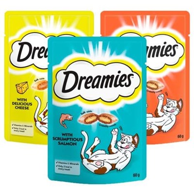 Dreamies Kedi Ödül Maması Karışık Paket 6x60gr