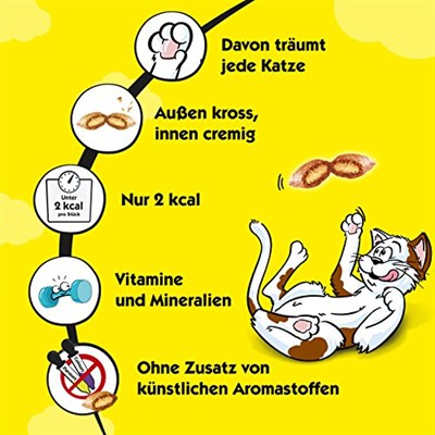 Dreamies Somonlu Kedi Ödül Maması 60 G x 6 Adet, 1 Kutu