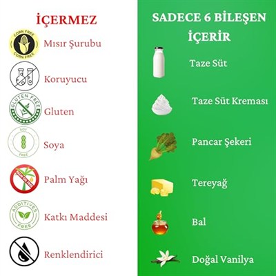 DreamSnacks Sürülebilir Karamel, 330g, Doğal Taze Süt Kaymağı ve Tereyağ İçerikli, Katkısız, Kahvaltılık