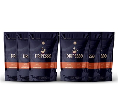 Dripesso Colombia Supremo Öğütülmüş Filtre Kahve 250G 6 Adet