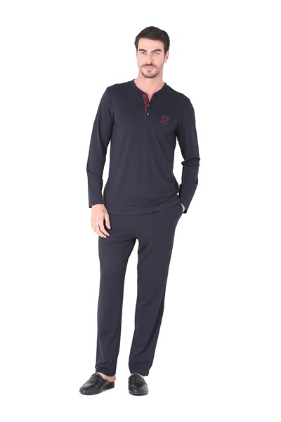 Ds Damat Erkek Pijama Takımı 221001 (as3, alpha, jaspo_l, Lacivert, XL)
