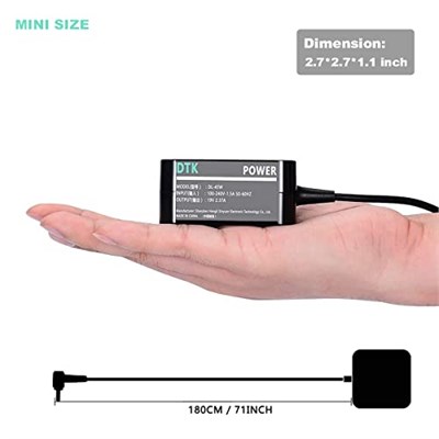 DTK Asus şarj cihazları için güç kaynakları 45W 19V 2,37A dizüstü bilgisayar şarj kablosu Asus güç kaynağı fişi: 4,0 x 1,35 mm (5,5 x 2,5 mm ile uyumlu değildir)