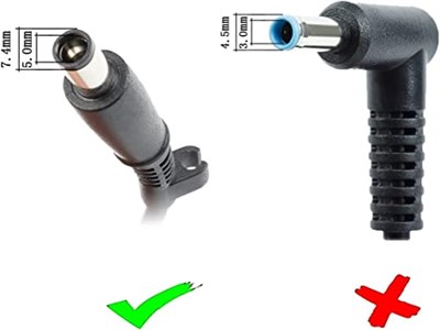 DTK Notebook Laptop Şarj Cihazı AC Güç Kaynağı Dell için, 19,5 V 3,34 A 65 W Güç Kaynağı Ağ Pil Güç Kaynağı Fişi [7,4 * 5,0 mm]