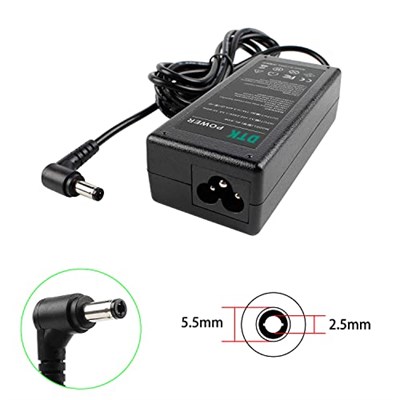 DTK® Şarj cihazı 19V 3,42A 65W Notebook Laptop Şarj kablosu AC Toshiba Lenovo Medion fiş için: 【5,5 x 2,5mm】 Taşınabilir bilgisayar için şarj cihazı güç kaynağı pil güç kaynağı