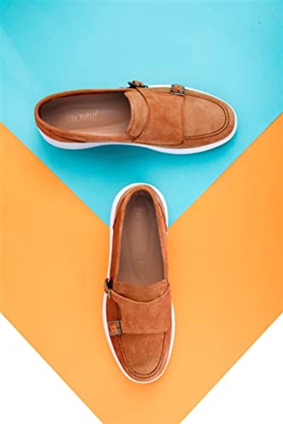 Ducavelli Airy Hakiki Deri Süet Erkek Günlük Ayakkabı Loafer Ayakkabı