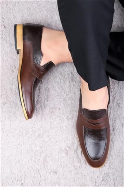 Ducavelli Milazzo Hakiki Deri Erkek Klasik Ayakkabı, Loafer Klasik Ayakkabı