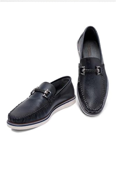Ducavelli Ragusa Hakiki Deri Erkek Günlük Ayakkabı Loafer Ayakkabı