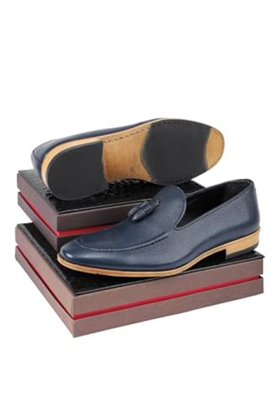 Ducavelli Tusa Hakiki Deri Erkek Klasik Ayakkabı, Loafer Klasik Ayakkabı