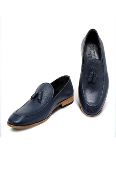 Ducavelli Tusa Hakiki Deri Erkek Klasik Ayakkabı, Loafer Klasik Ayakkabı