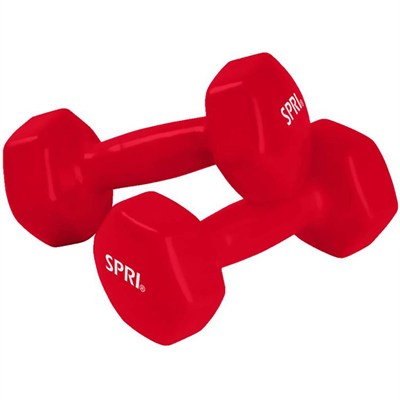 Dumbbells Hand Weights Set of 2 - Vinyl Coated Exercise & Fitness Dumbbell for Home Gym Equipment Workouts Strength Training Free Weights for Women, Men (1-10 Pound, 12, 15, 18, 20 lb)