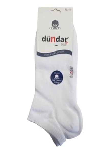 Dündar 6 Çift Siyah Renk Dikişsiz Patik Çorap Siyah 36-40