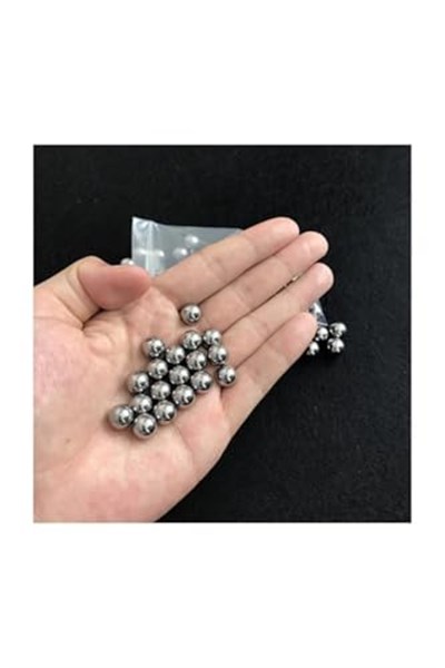 Dünya Magnet 100 Adet - Çelik Bilya 8Mm, Çok Amaçlı, Tane Demir Misket Rulman Bilye