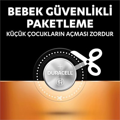 Duracell 2016 Lityum Düğme Piller (2’Li Paket) 3V, Bebek Güvenlik Teknolojisi, Anahtarlık, Ev Tipi Kumandalar, Akıllı Bilekliklerde Kullanım, Bebek Güvenlikli Paketleme