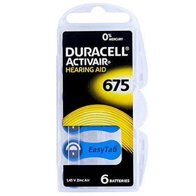 Duracell 675 Kulaklık Pili 60lı