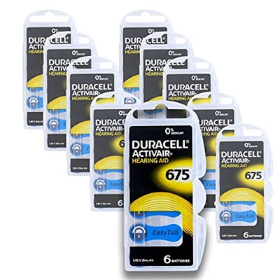Duracell 675 Kulaklık Pili 60lı