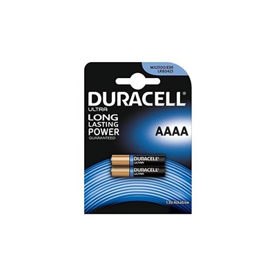 Duracell Alkalin MN2500 AAAA Pil 2li