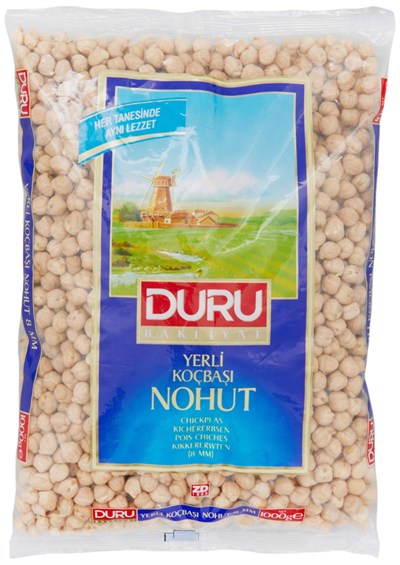 Duru Bakliyat Koçbaşı Nohut 8 Mm 1000 Gr