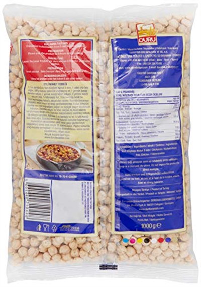 Duru Bakliyat Koçbaşı Nohut 8 Mm 1000 Gr