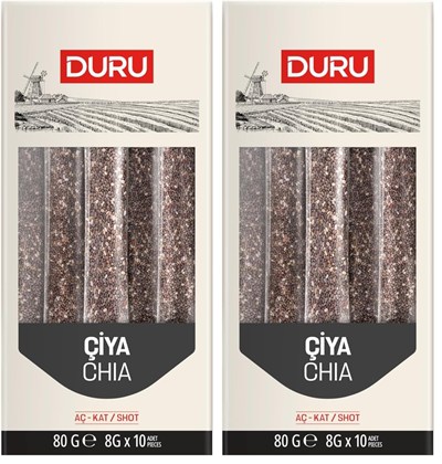 Duru Chia Aç-Kat, 8 Adet x 10 Gram 2li paket