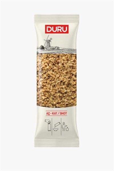 Duru Karabuğday Ezmesi Aç-Kat 200 g (10 Adet x 20 Gram) - Yüksek Lifli, Şeker İlavesiz ve Glutensiz Beslenmeye Uygun Pratik Kahvaltı