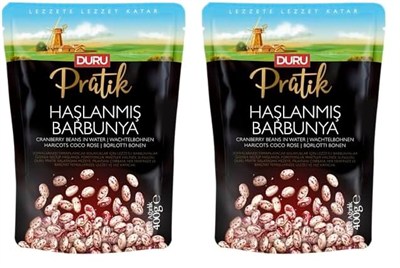 Duru Pratik Haşlanmış Barbunya 400 Gr 2li paket