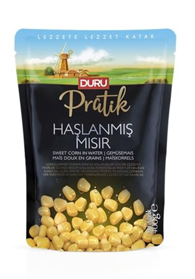 Duru Pratik Haşlanmış Mısır 400gr