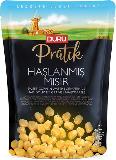 Duru Pratik Haşlanmış Mısır 400gr