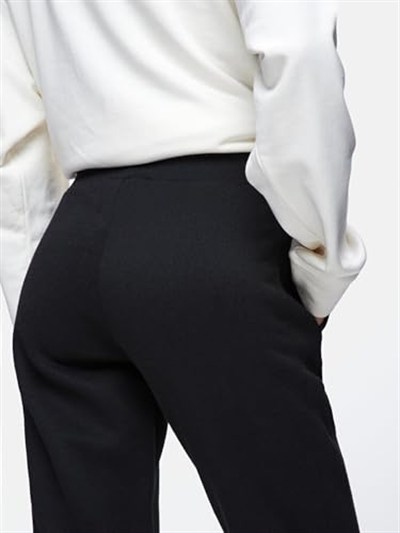 Düz Jogger Regular Fit Siyah Eşofman