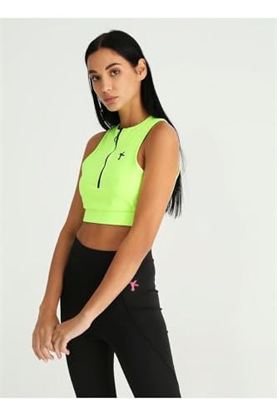 Düz Neon Yeşil Kadın Büstiyer S-SORME, XL, 5002974686